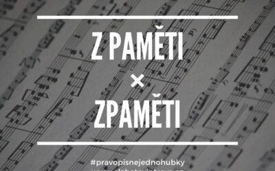 ZPAMĚTI x Z PAMĚTI
