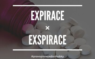 Je správně EXPIRACE, nebo EXSPIRACE?